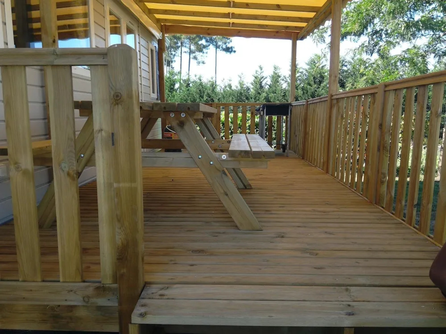 Bungalow With 3 Bedrooms in Gastes, With Pool Access and Furnished Ter