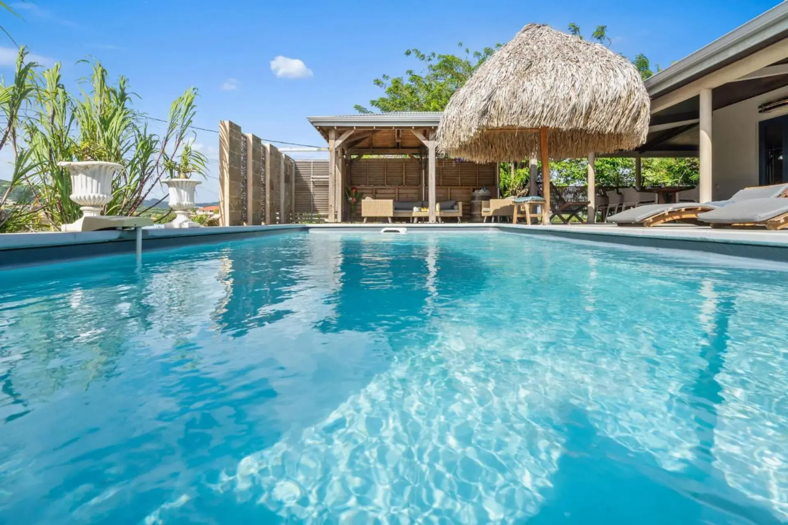 Villa Latitude 14.54 : 4 ch, piscine, vue mer, spot de kitesurf