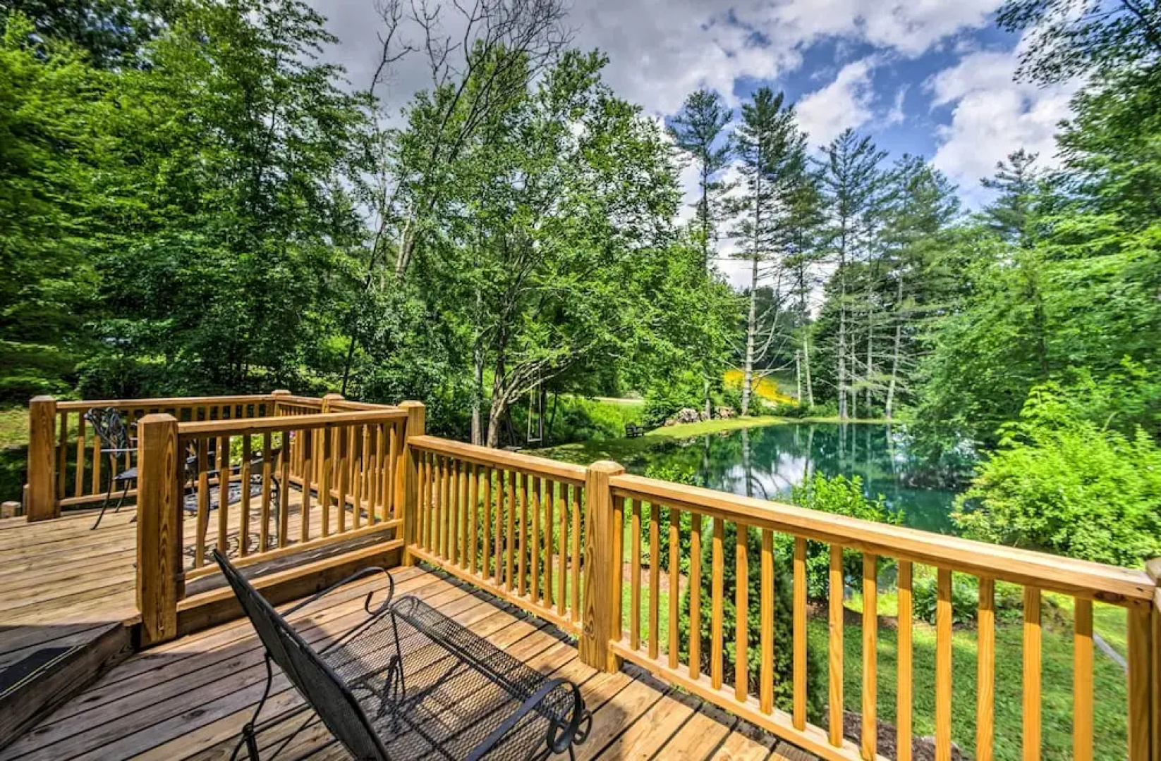 Serene Todd Getaway w/ Private Pond & Creek Views!