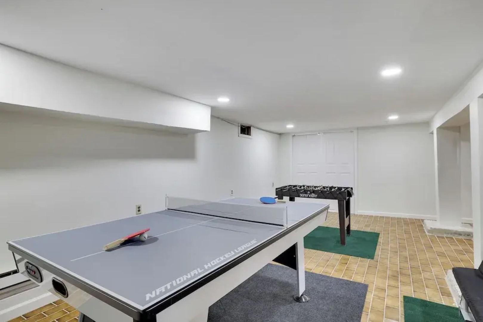 Game Room & Fire Pit: Tree-lined Pocono Lake Cabin