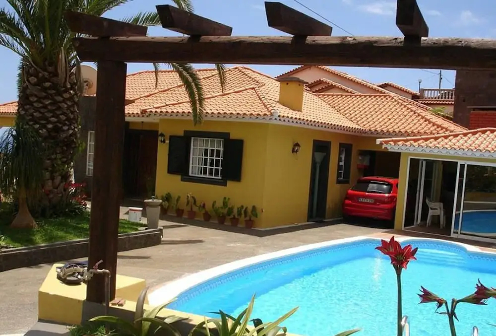 Apartment With 2 Bedrooms in Lombo Do Doutor, With Wonderful sea View, Private Pool, Enclosed Garden