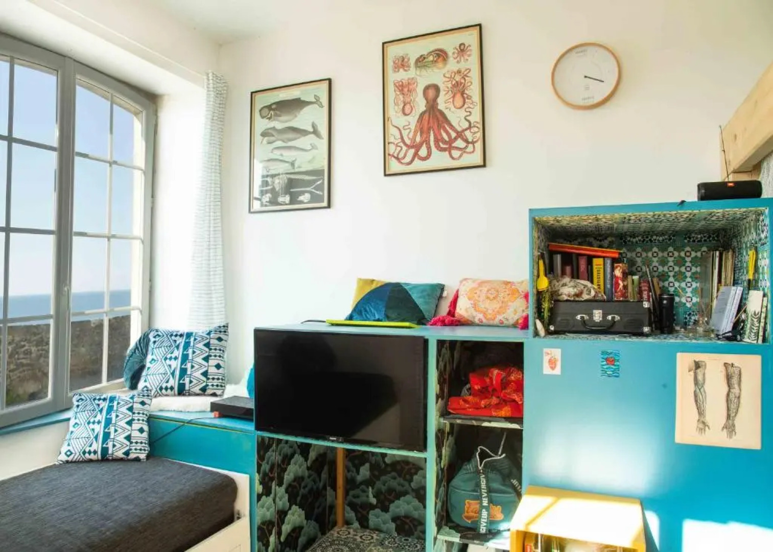 Cocooning vue mer, appart à 300 m de la plage.