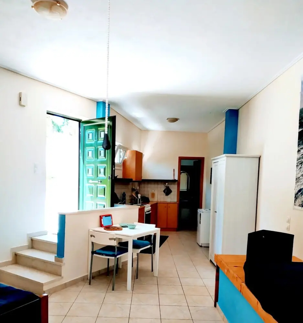 Studio in Lakka, With Wonderful sea View, Shared Pool and Furnished Terrace Near the Beach