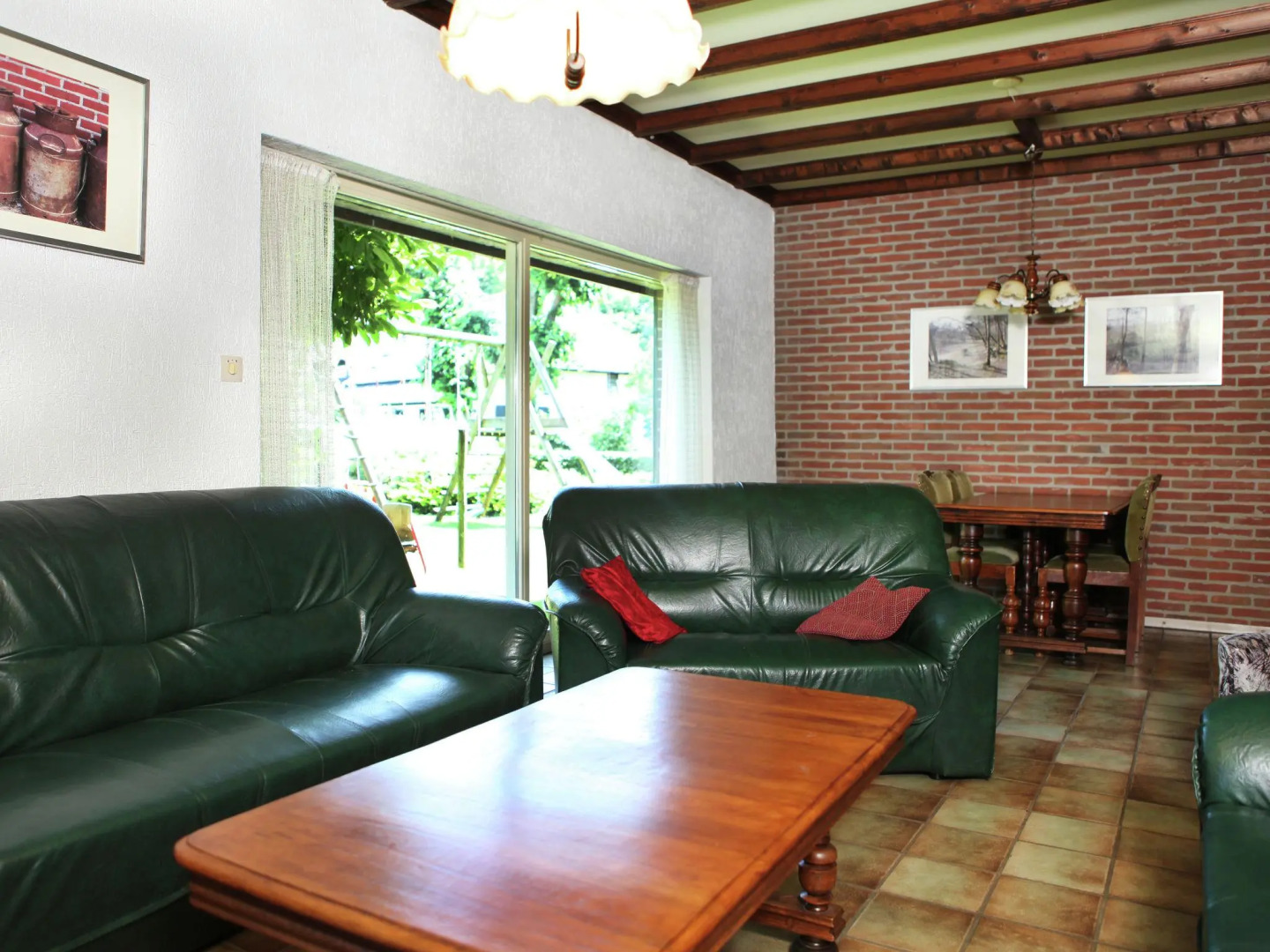 completely renovated back part of a farm