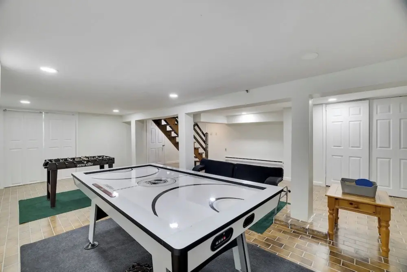 Game Room & Fire Pit: Tree-lined Pocono Lake Cabin