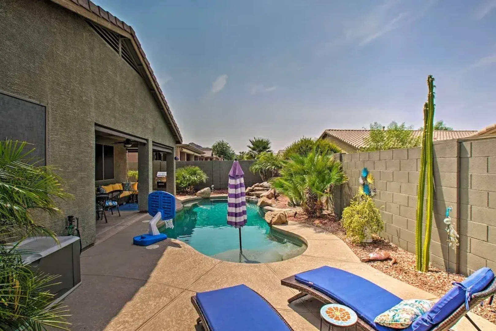 Game Room, Fenced Yard: Estrella Oasis in Goodyear
