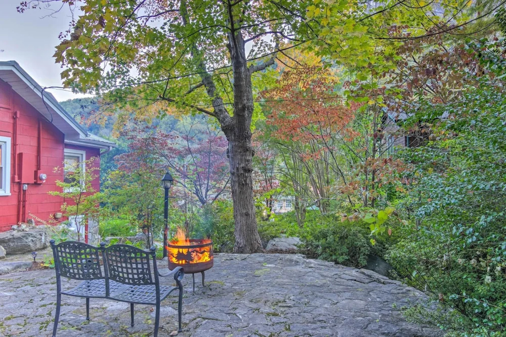 Mtn Views + Fire Pit: Serene Chimney Rock Abode
