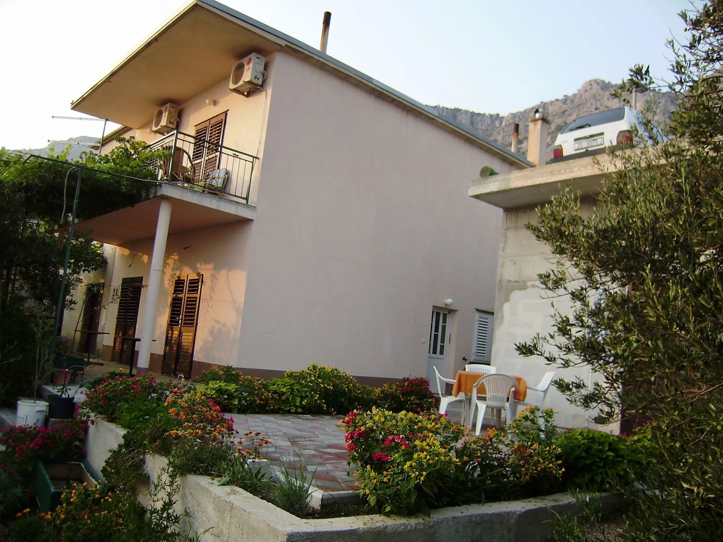Apartment Panorama - terrace with sea view: A1 Brela, Riviera Makarska