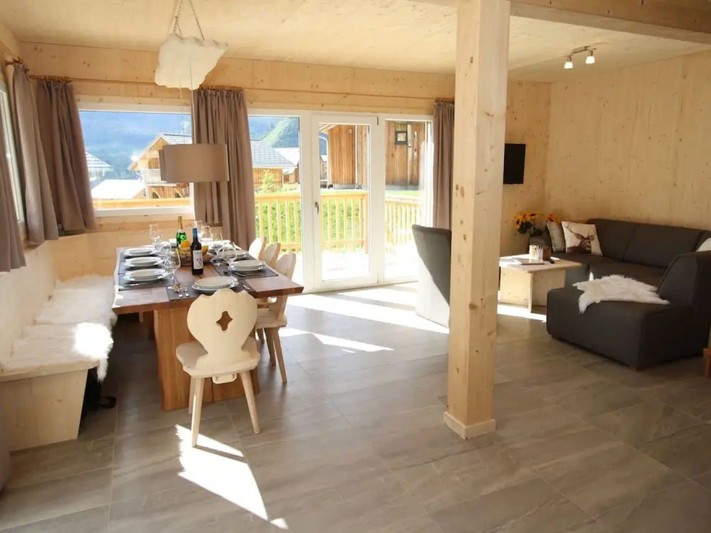 Wooden Chalet in Hohentauern With Sauna