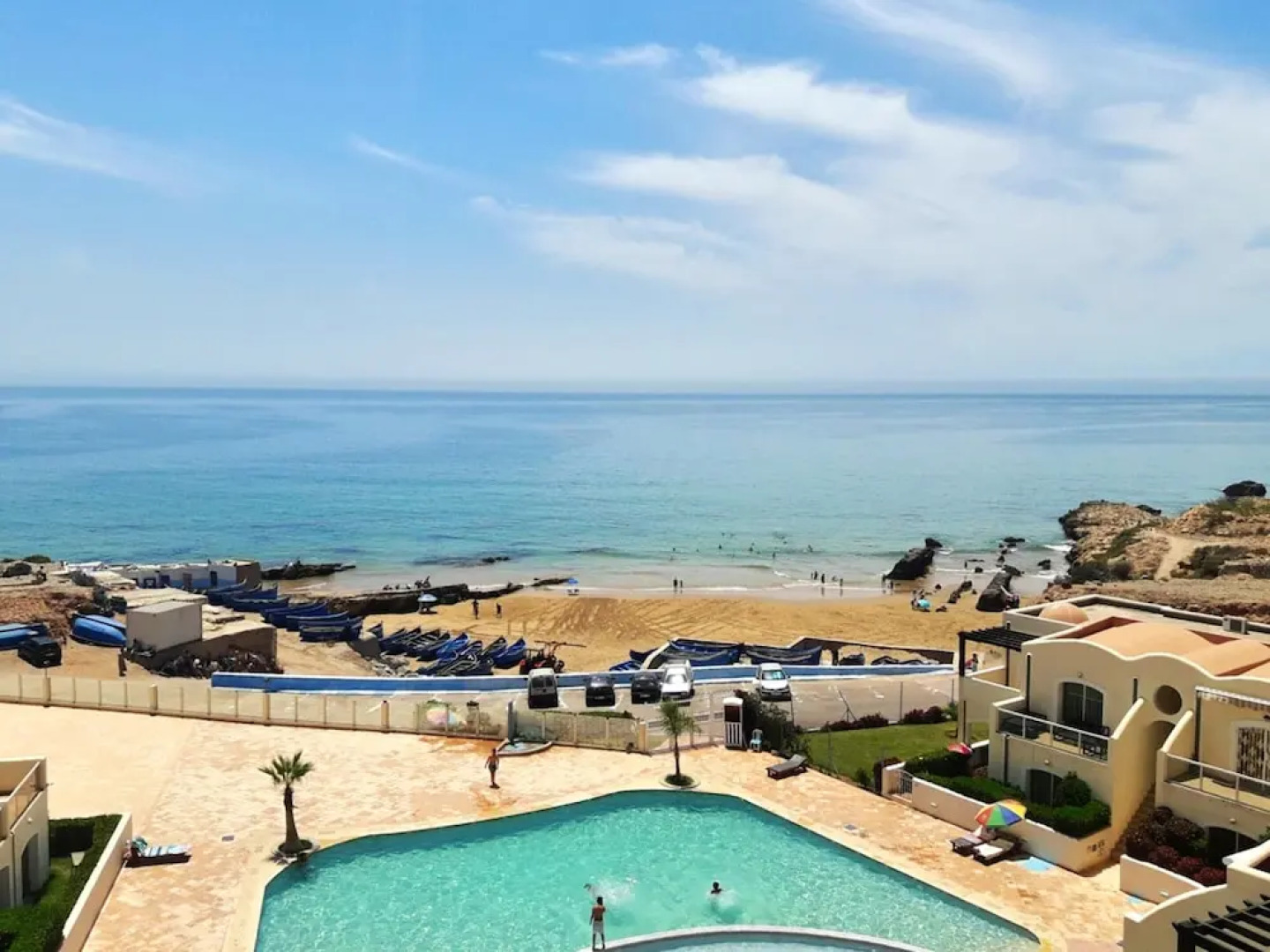 Apartment With 2 Bedrooms in Tiguert, With Wonderful sea View, Private