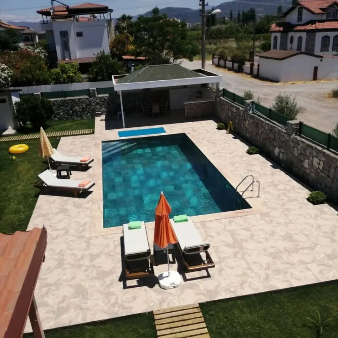 Duplex Villa With Pool Winter Garden in Dalaman