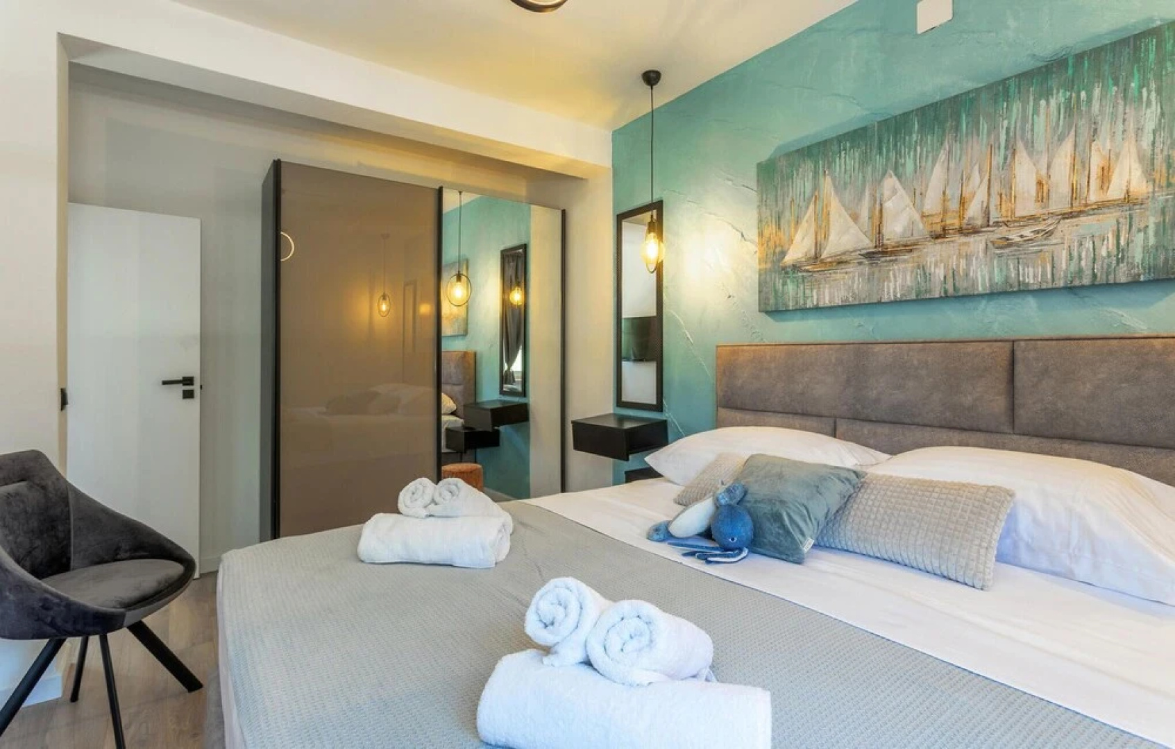 Awesome Apartment in Sali with Hot Tub, WiFi & 2 Bedrooms