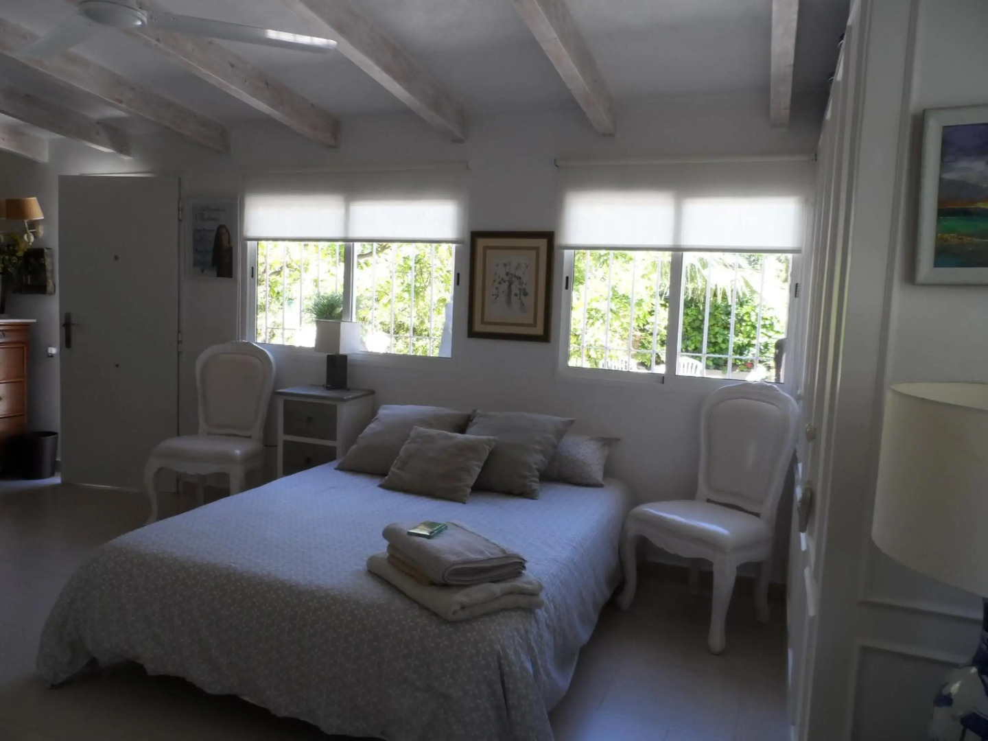 Casa con jardín frente Playa de Burriana