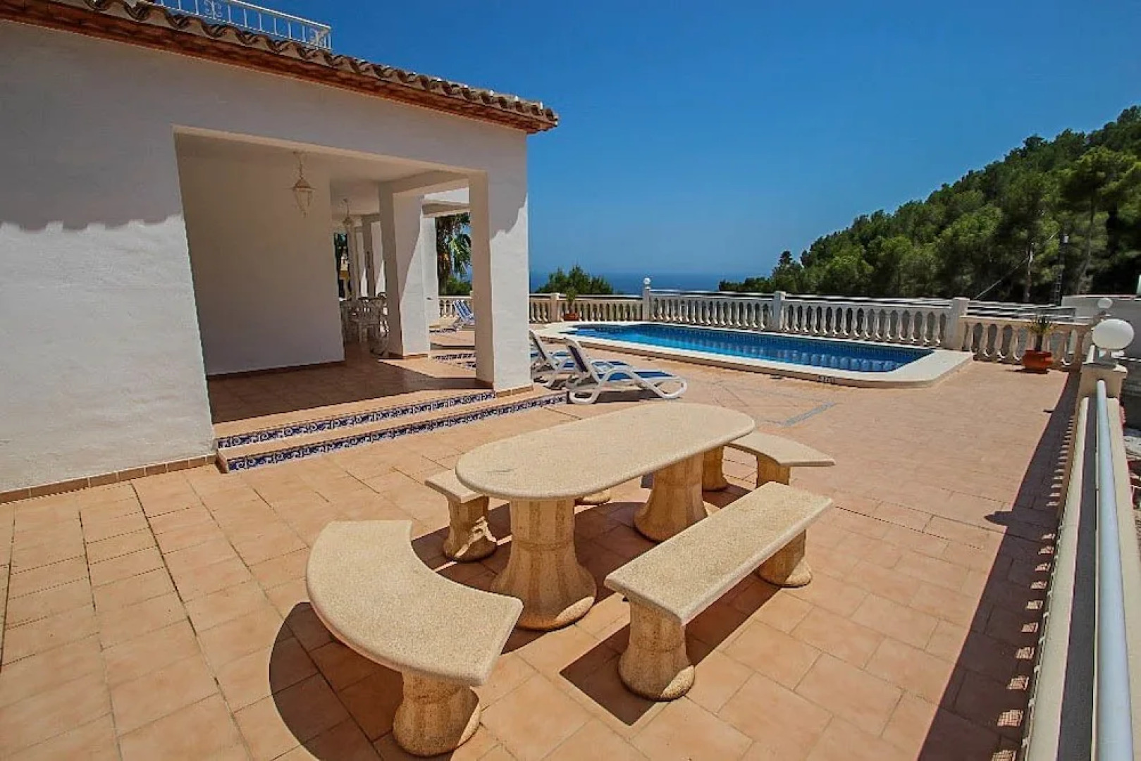 Suerte - sea view villa with private pool in Moraira
