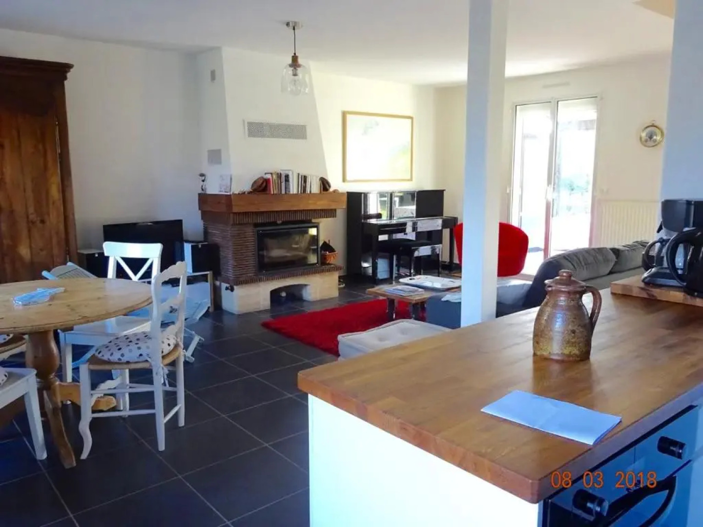 Maison avec jardin, grande véranda à 150m de la plage de Landrellec à PLEUMEUR-BODOU - Réf 244