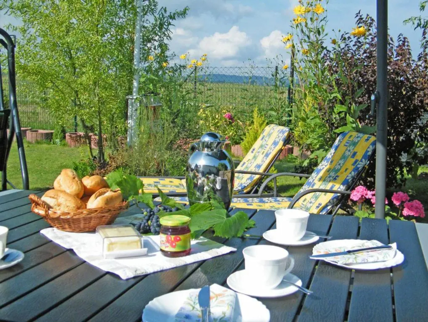 Ferienhaus mit Seeblick