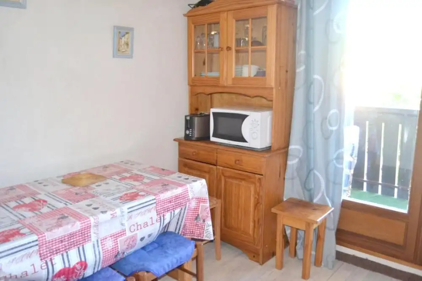 Studio in Allos, With Wonderful Mountain View and Furnished Balcony - 100 m From the Slopes