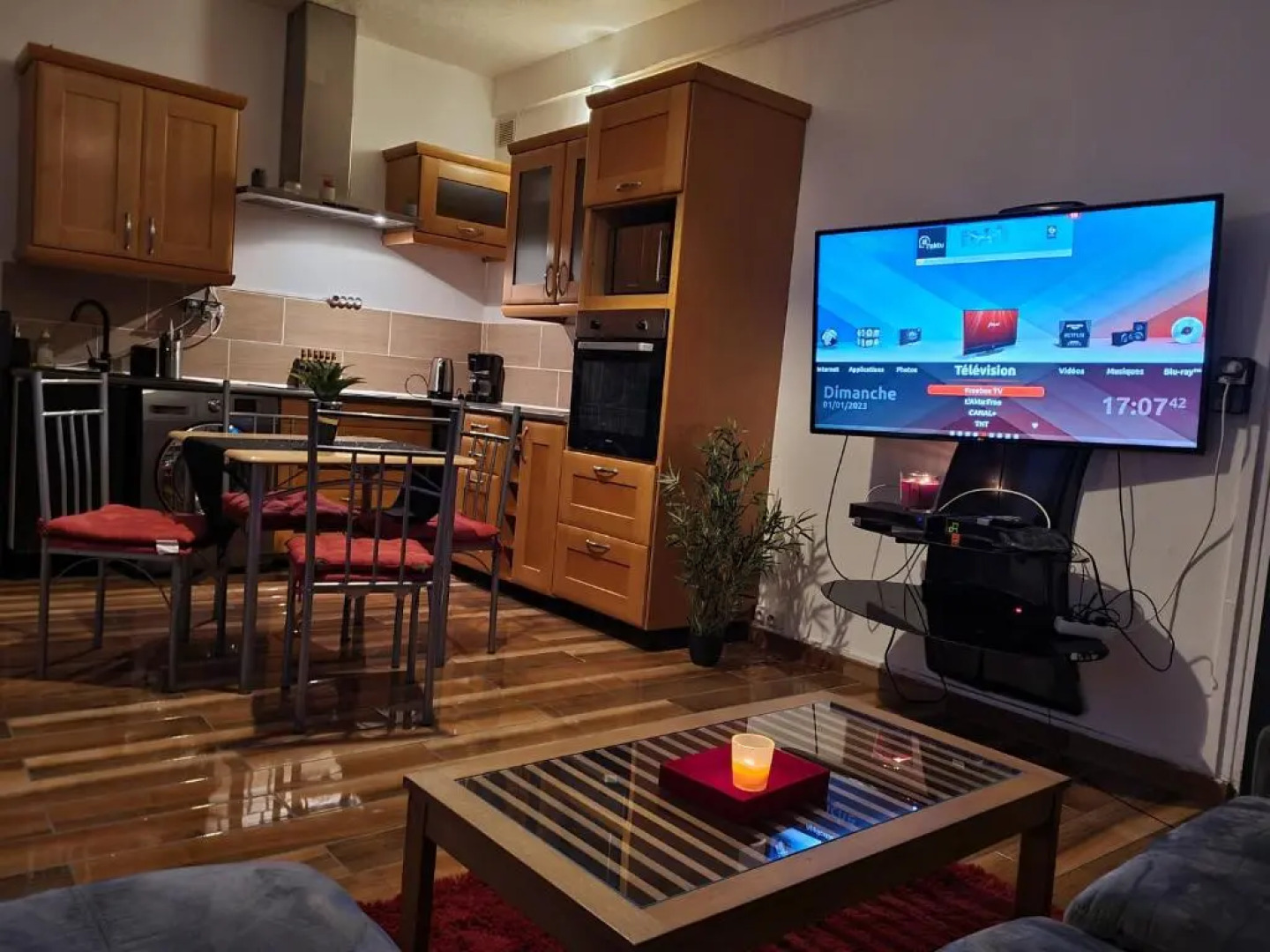 Appartement chaleureux à 35mn de Paris