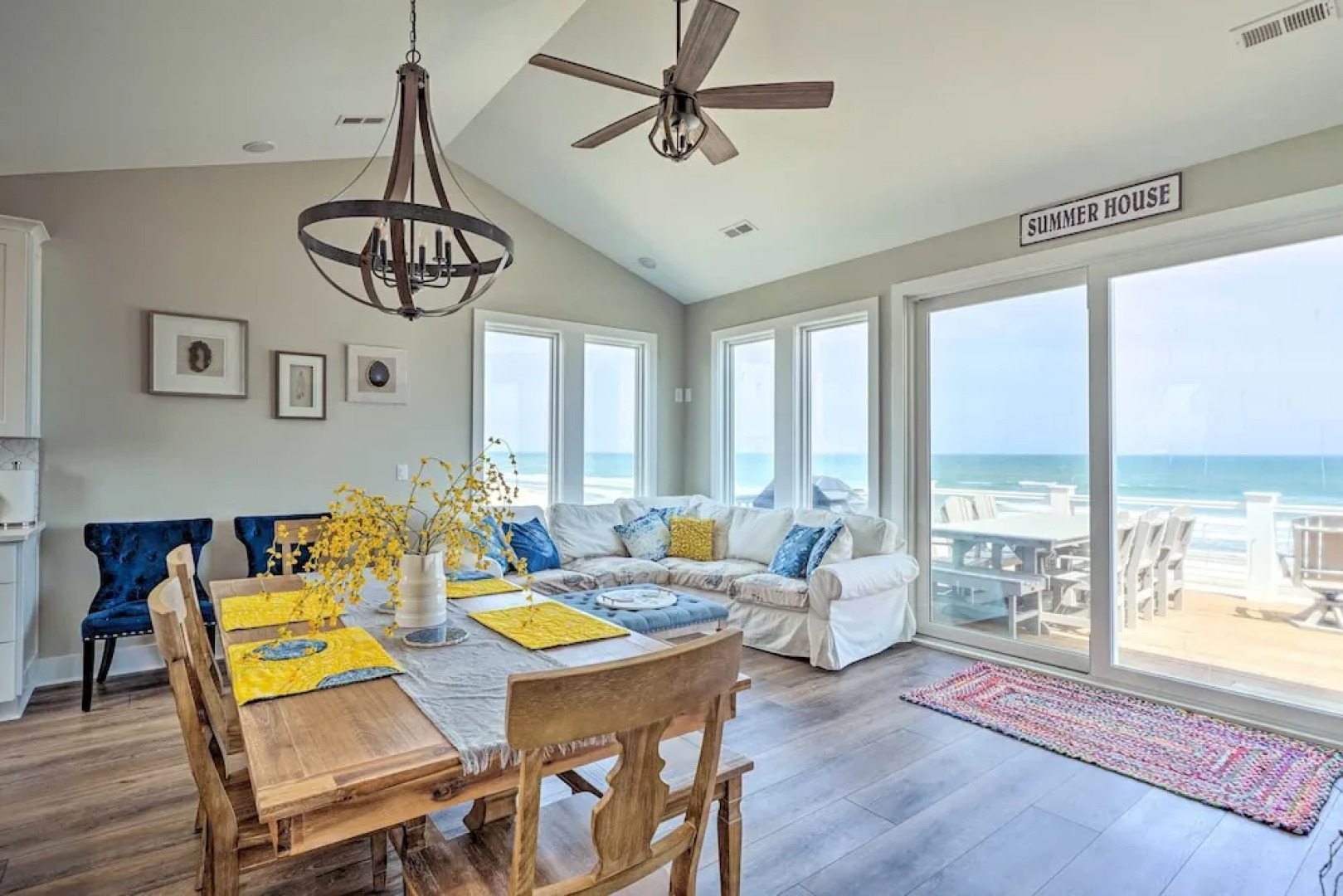 Beachfront Oasis w/ 2 Large Decks, BBQ & Views!