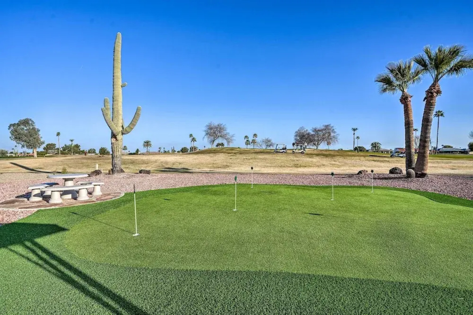 Patio, Grill: Home on Golf Course in Sun City!