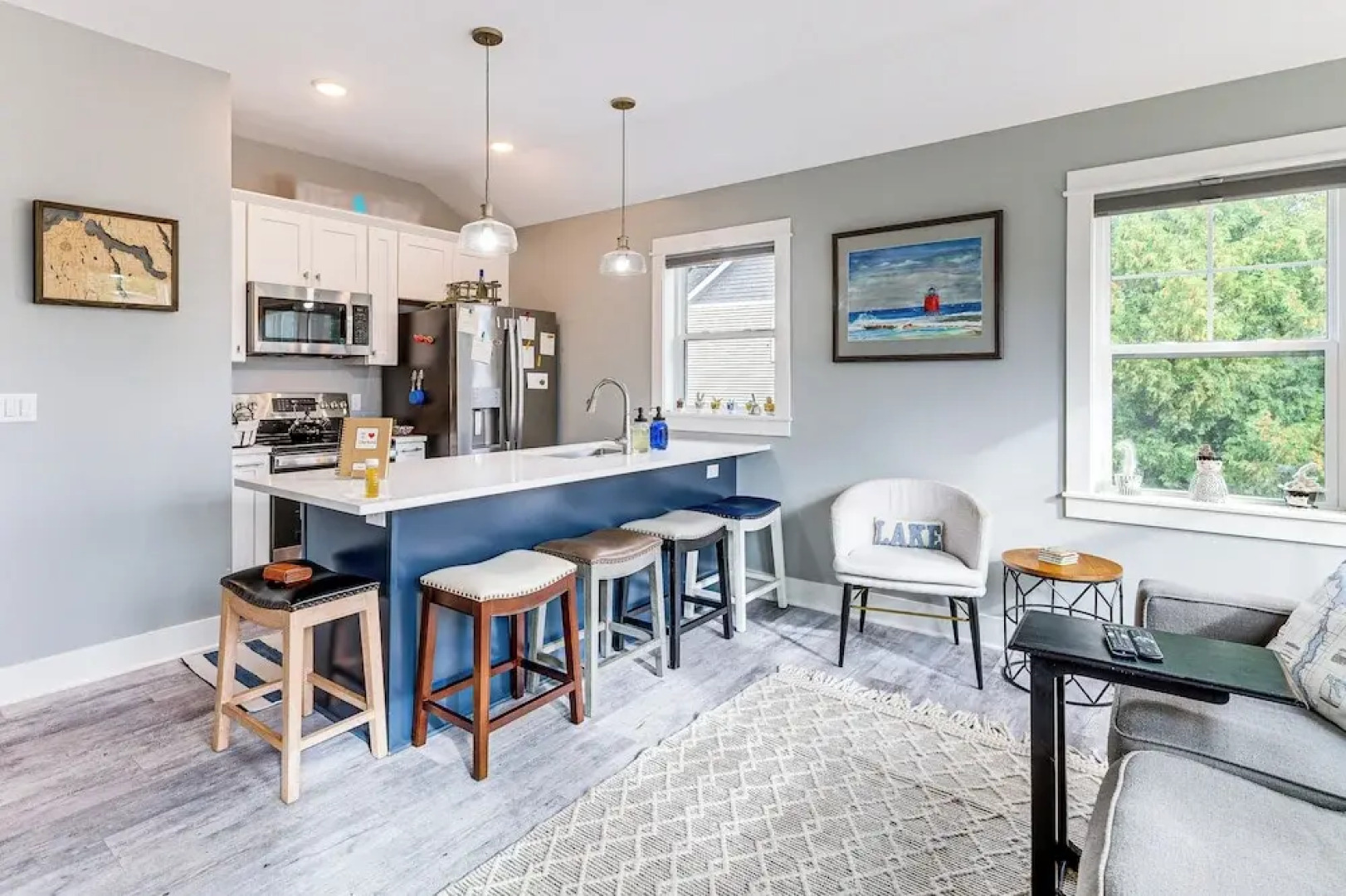 Walk to Dtwn: Charlevoix Condo w/ Fireplace