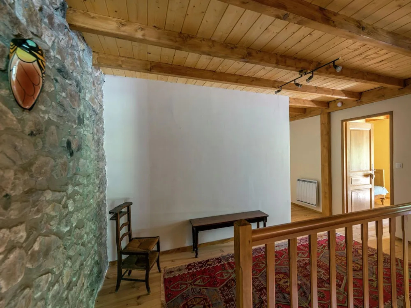 Beautiful Stone Farmhouse in Mountain Forest Setting
