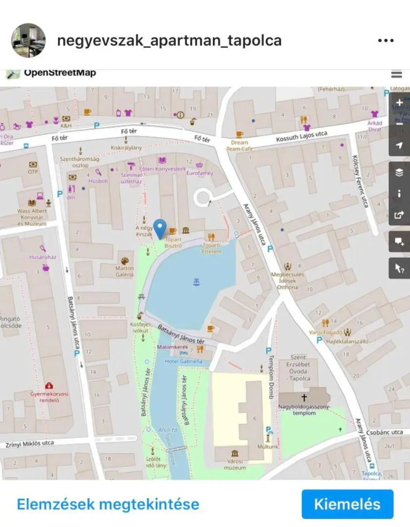 Négy évszak Apartman- Tapolca