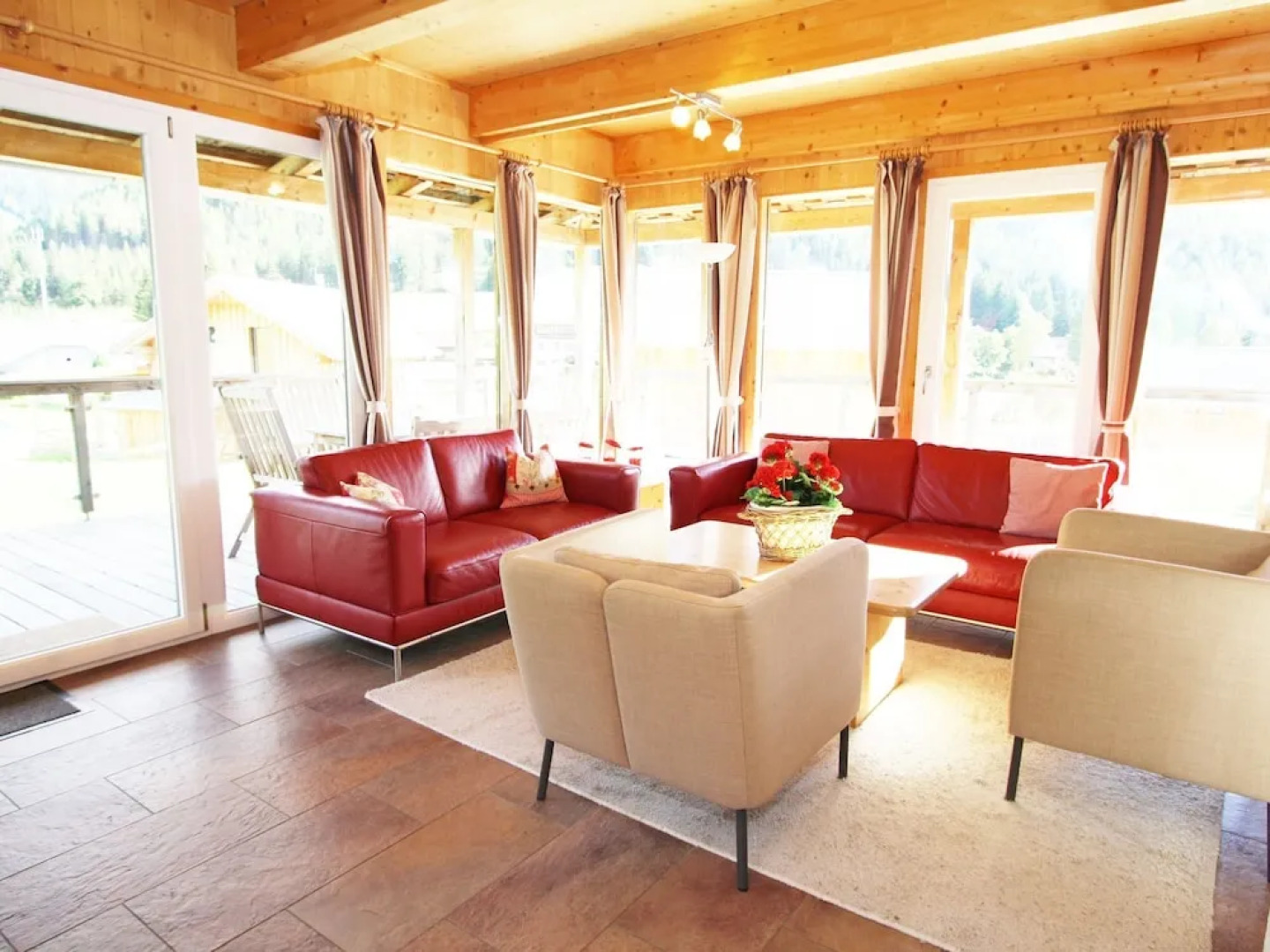 Fancy Chalet in Hohentauern With Sauna & Mountain Views