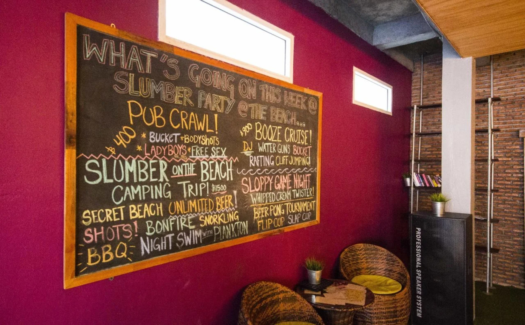 Slumber Party at The Beach Hostel