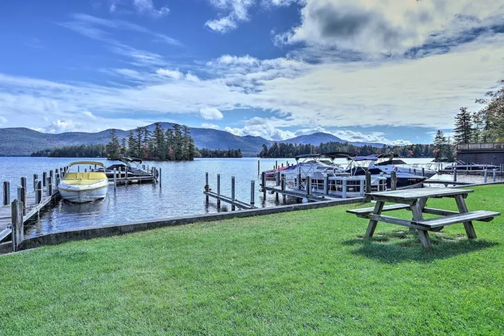 Lake George Getaway w/ Mountain + Water Views