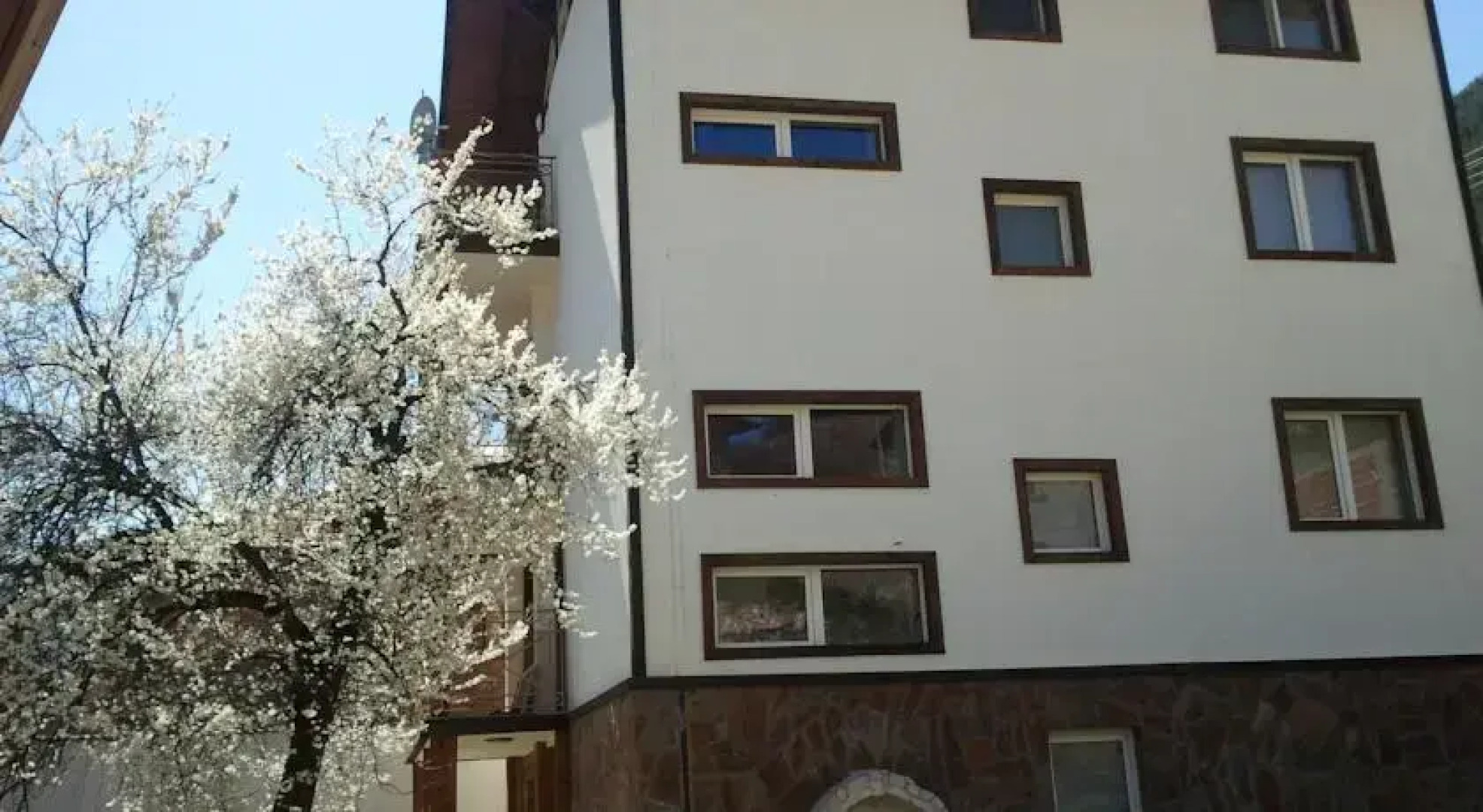 The White House With The White Fountain
