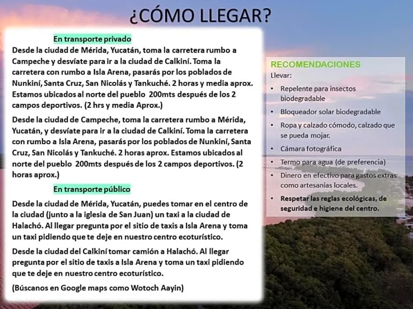 Hospedaje Wotoch Aayin