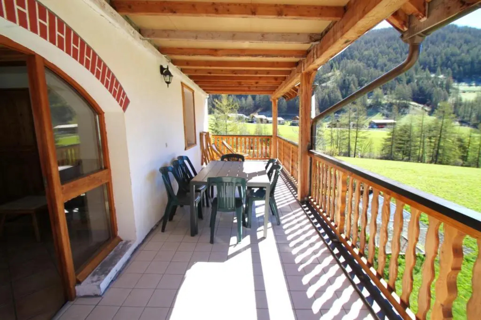 Appartement de 3 chambres avec jardin clos et wifi a Arvieux a 1 km des pistes