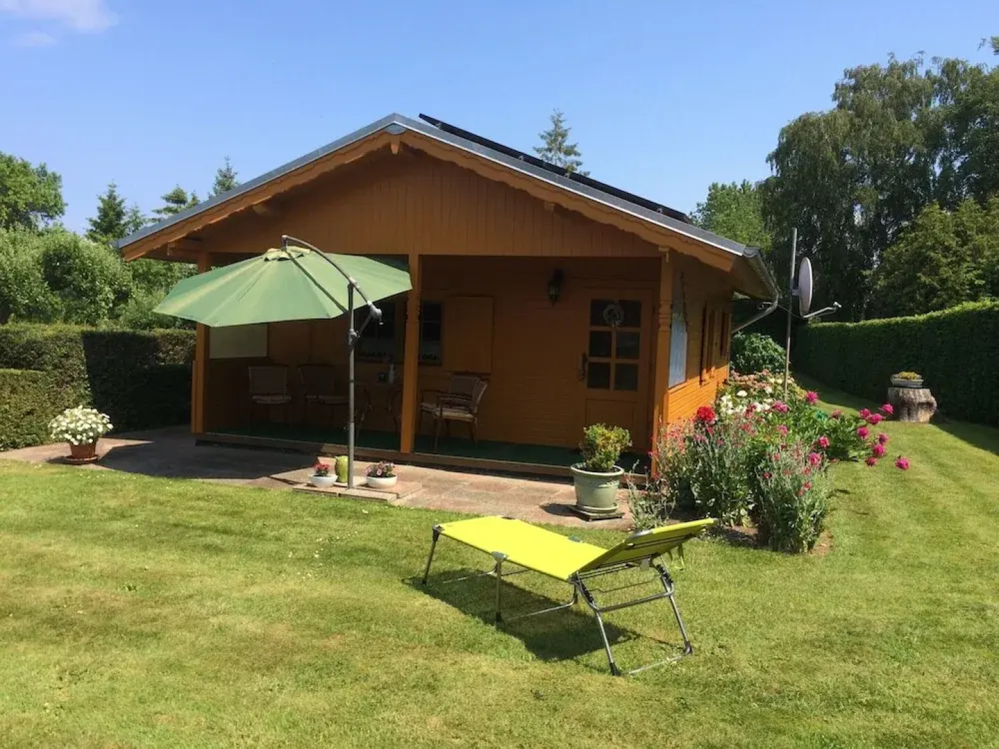 Log Cabin Near Baltic Sea Lighthouse