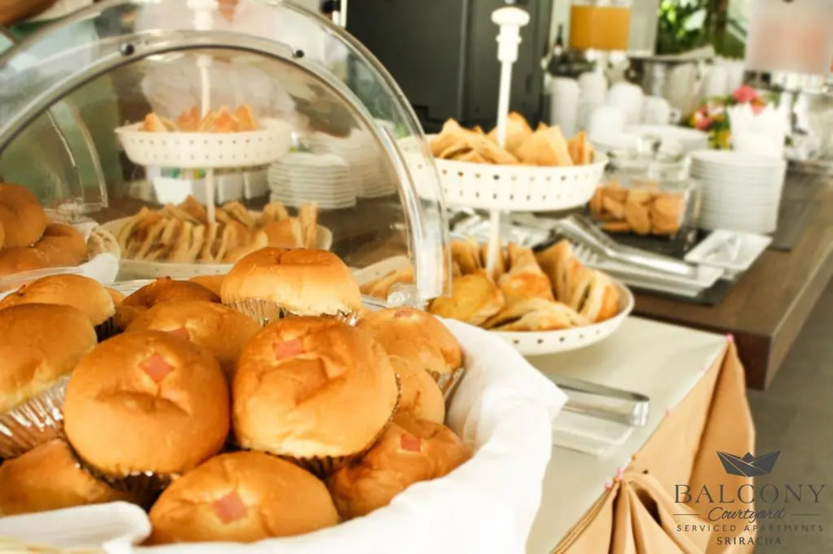 Balcony Courtyard Sriracha Hotel Serviced Apartmen