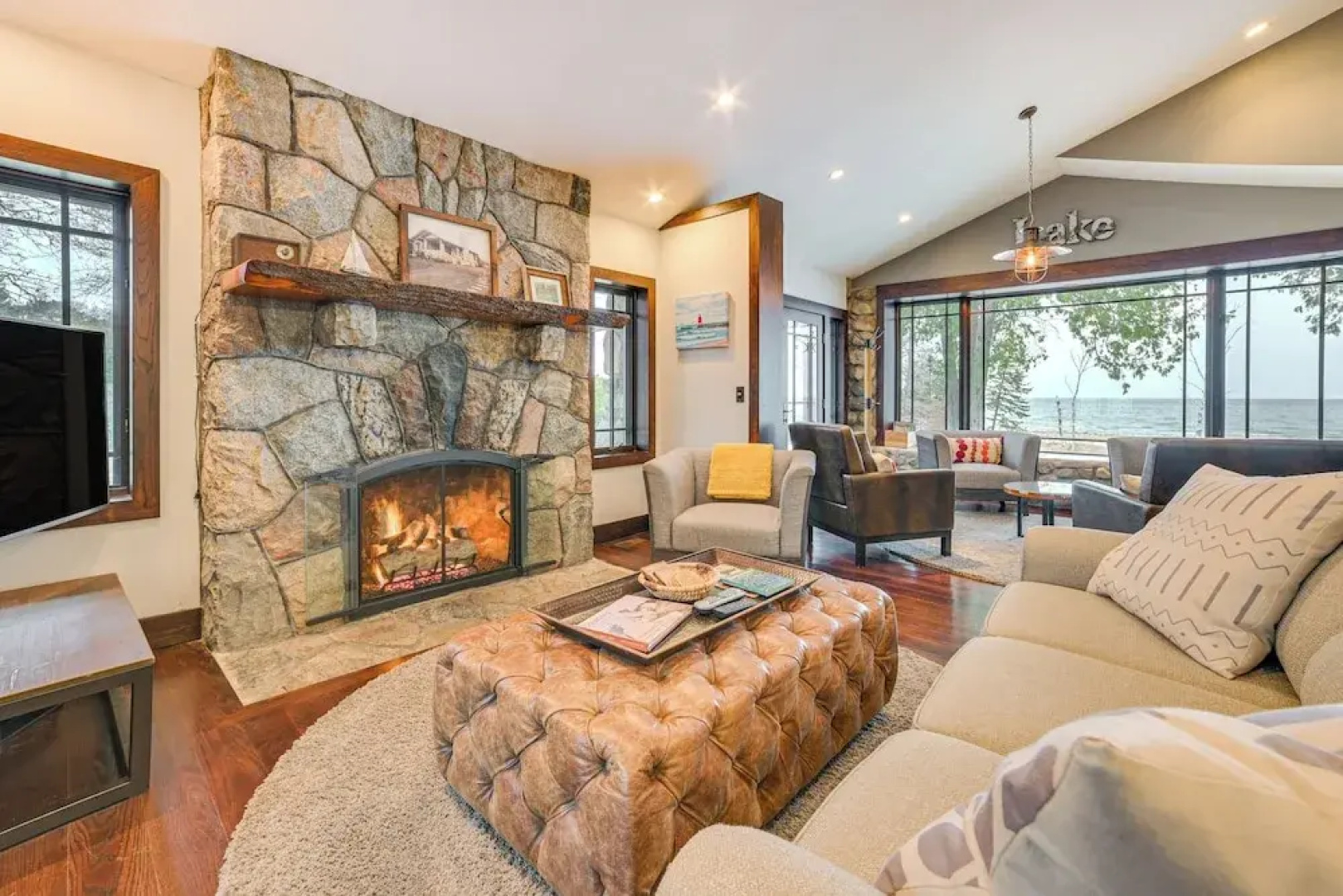 Upscale Earl Young Charlevoix Cottage w/ Deck!