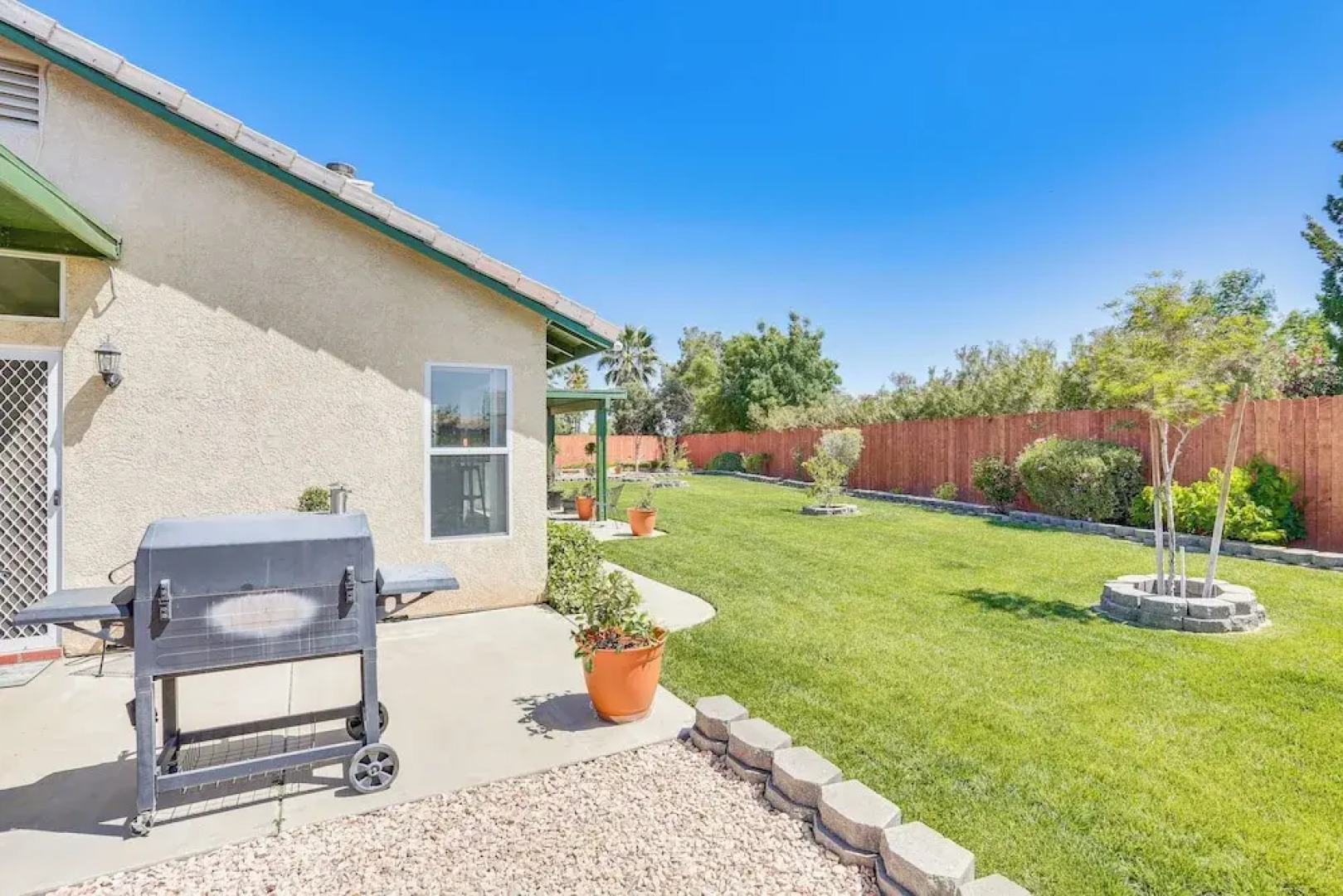 Victorville Home w/ Large Yard & Charcoal Grill!