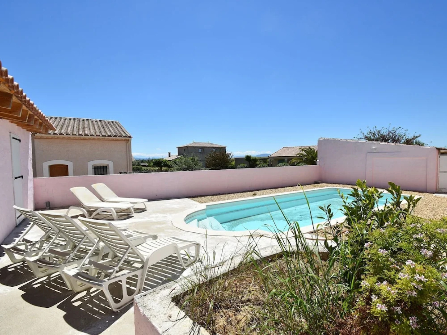 Air-conditioned Villa With Private, Fenced Swimming Pool With Covered Terrace