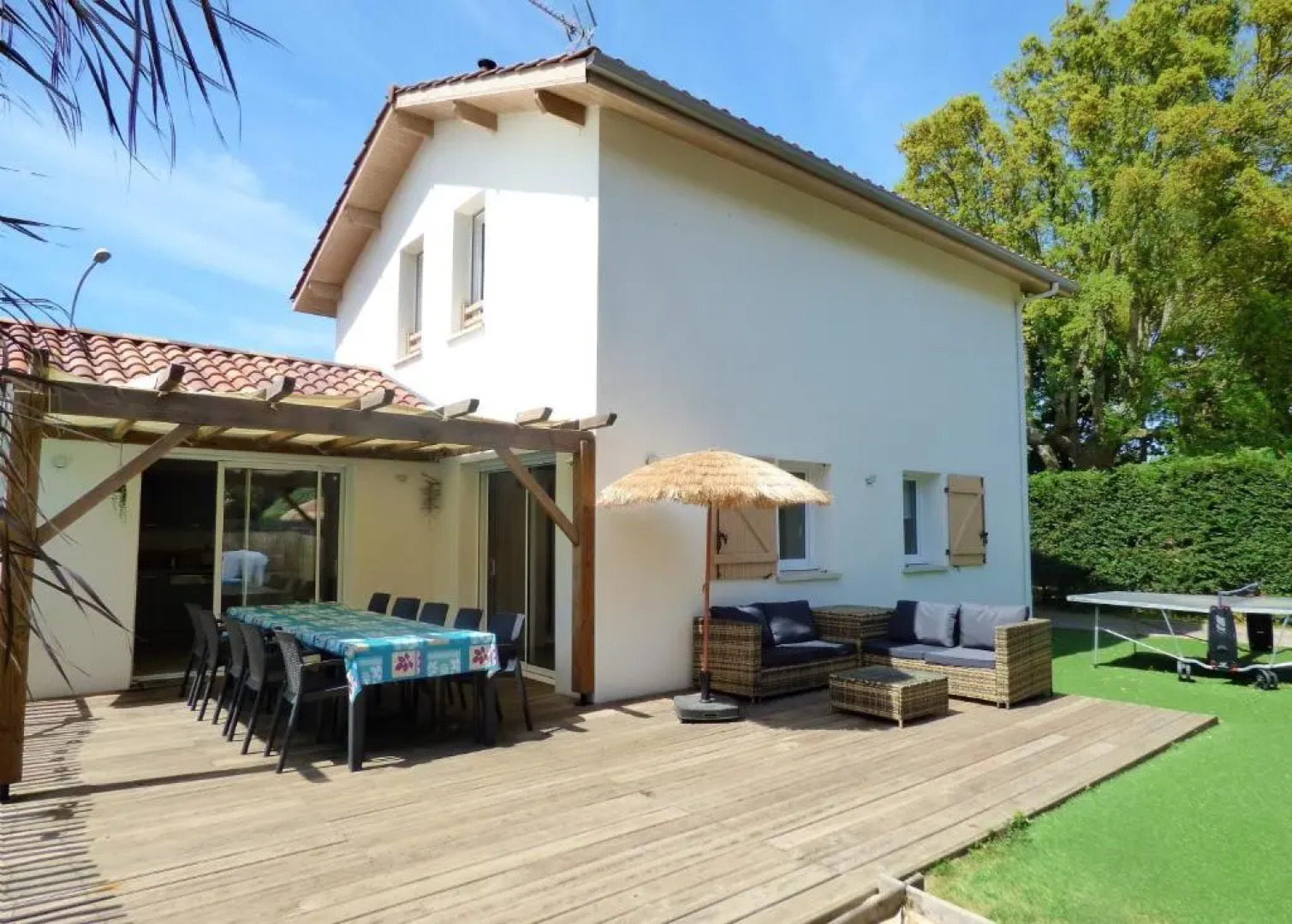 VILLA CASA KOKO 10 PERS piscine chauffée, pétanque, ping pong VIEUX-BOUCAU