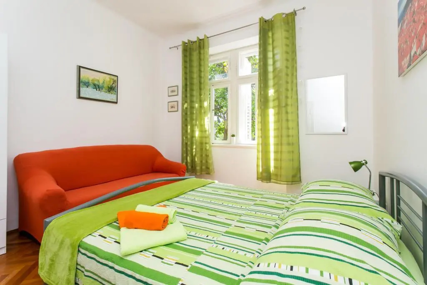Apartment Blue & Green