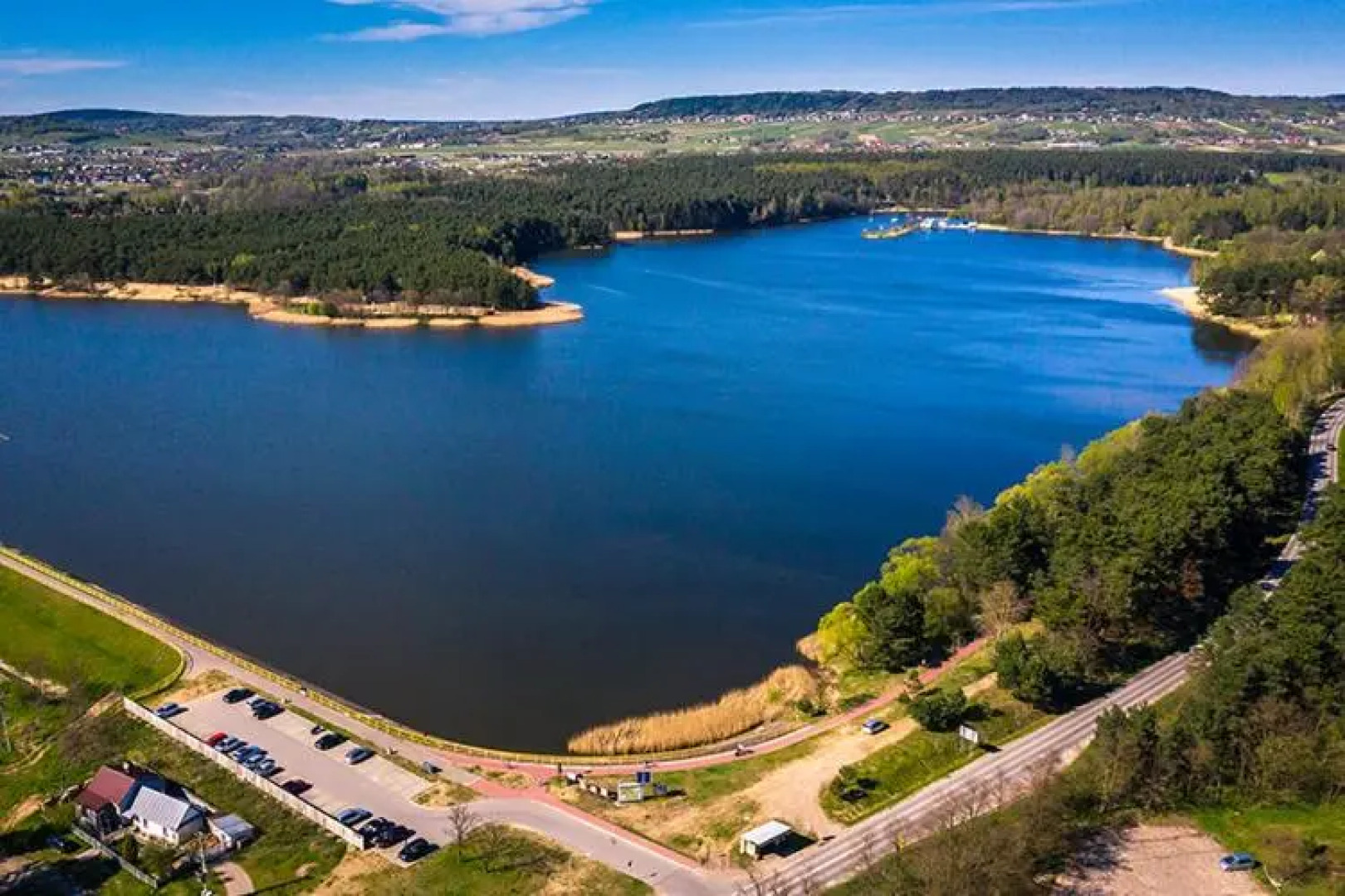 Family & Business Sauna Apartments No4 Leśny nad Zalewem z Balkonami i Parkingiem oraz możliwością wyżywienia
