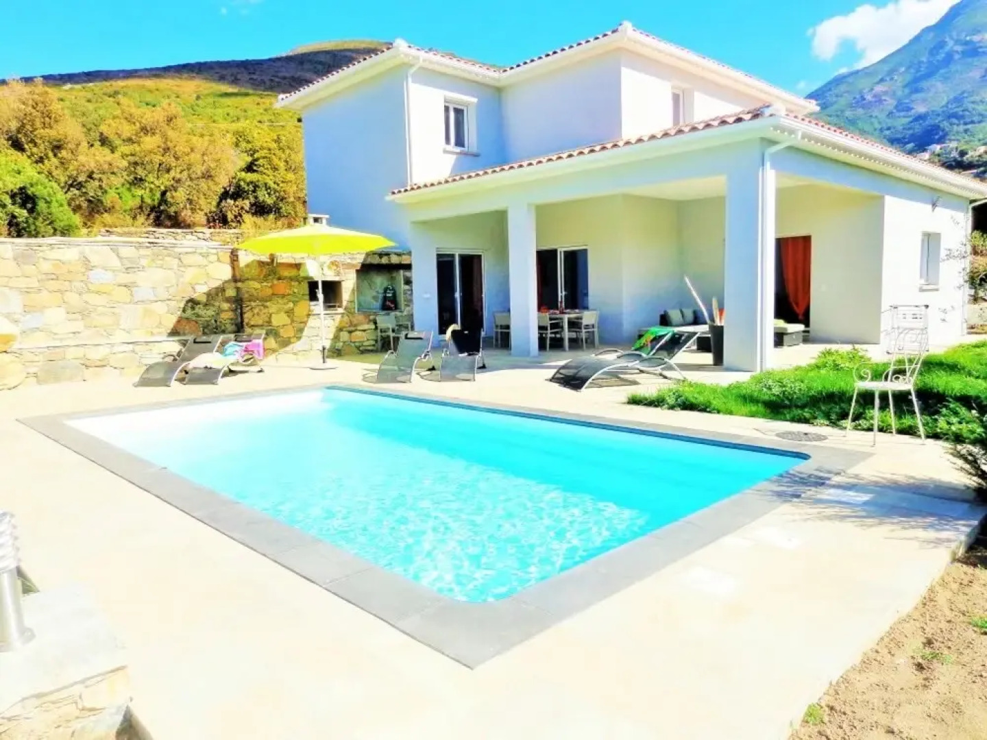 Villa With 4 Bedrooms in Farinole, With Wonderful Mountain View, Priva