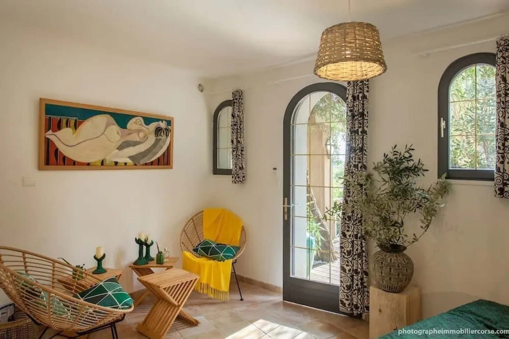 Cottage avec terrasse vue mer