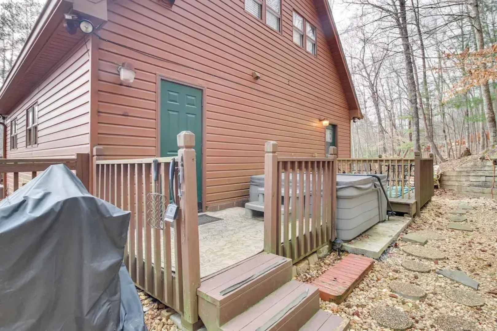 Ellijay Resort Cabin w/ Fire Pit, Decks, & Hot Tub