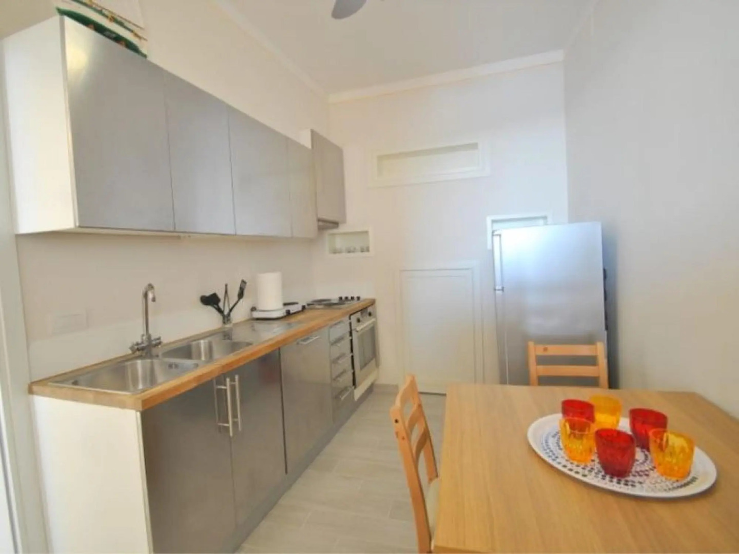 On the sea with a big terrace with seaview. Parking . SMALL SIZE ANIMALS CAN BE ALLOWED ON REQUEST.-AS 24 - MANNELLI