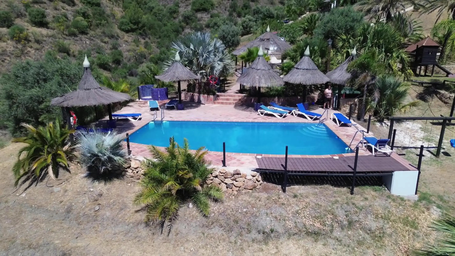 Castle Tower apartment in rural holiday park.