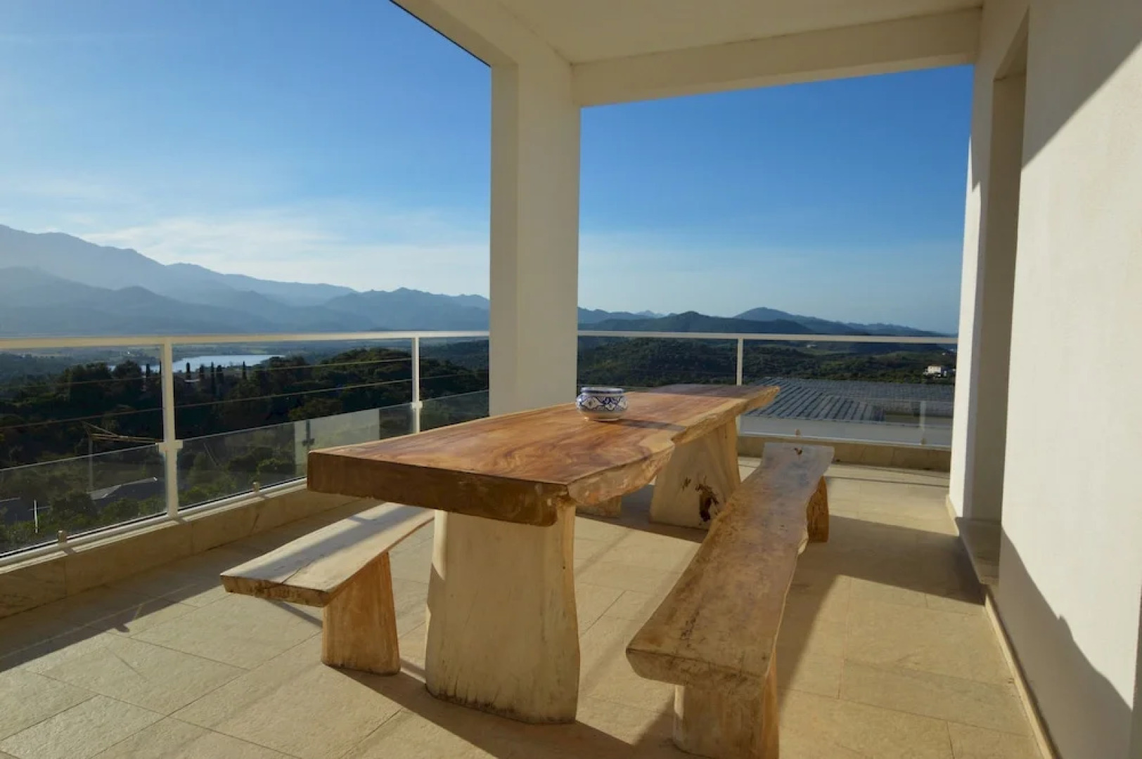 Casa Serena  piscine et vue panoramique