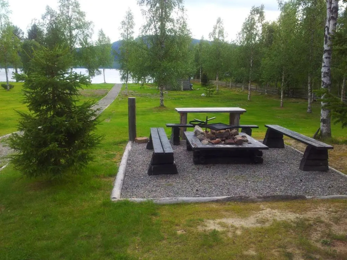 Cottage On Wild River In Lapland/Sweden