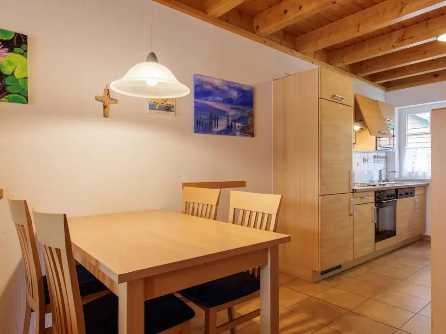 Cozy Holiday Home with Wood Burning Stove near Water