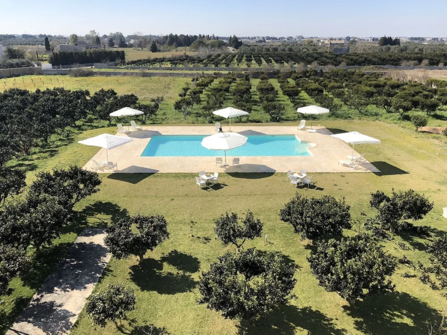 B b With Swimming Pool Tenuta Agrumi del Salento Triple Deluxe Citrus Attic